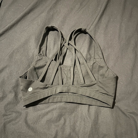 lululemon athletica Other - lululemon athletica Strappy Black Sports Bra